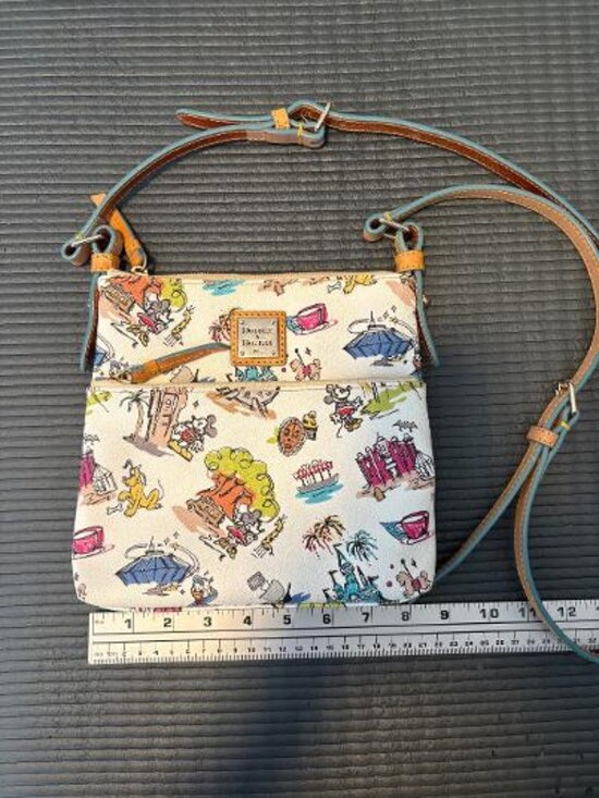 Dooney & Bourke Handbags - Dooney & Bourke White Multicolor Disney Parks Sketch Crossbody Bag